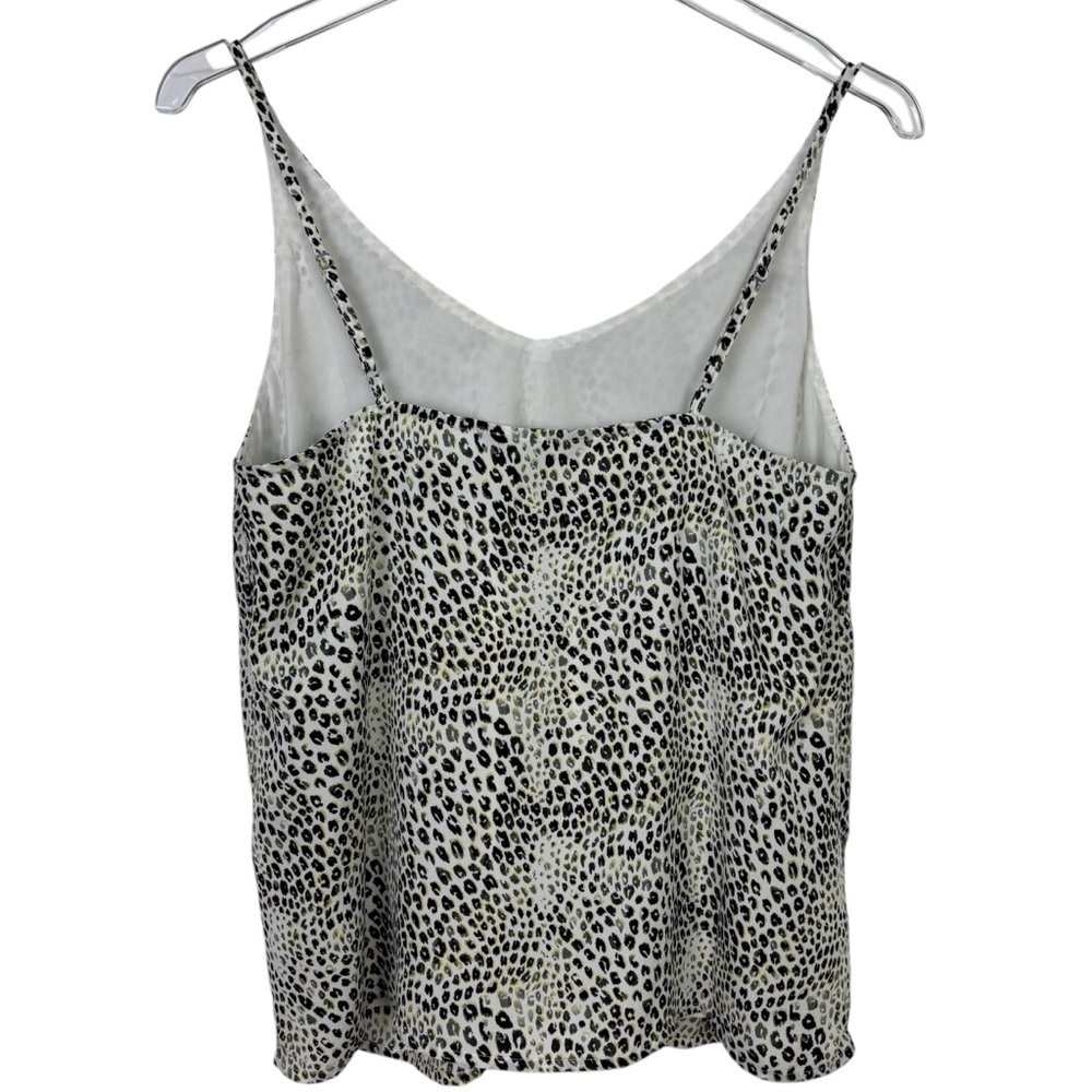 Banana Republic Animal Print Black, White and Green Tank Camisole Size Small - Picture 2 of 8